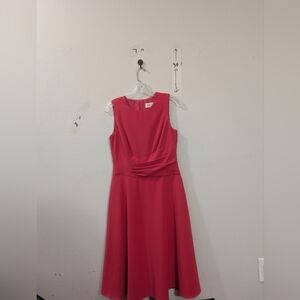 Eliza J Elegant Red Midi Dress
